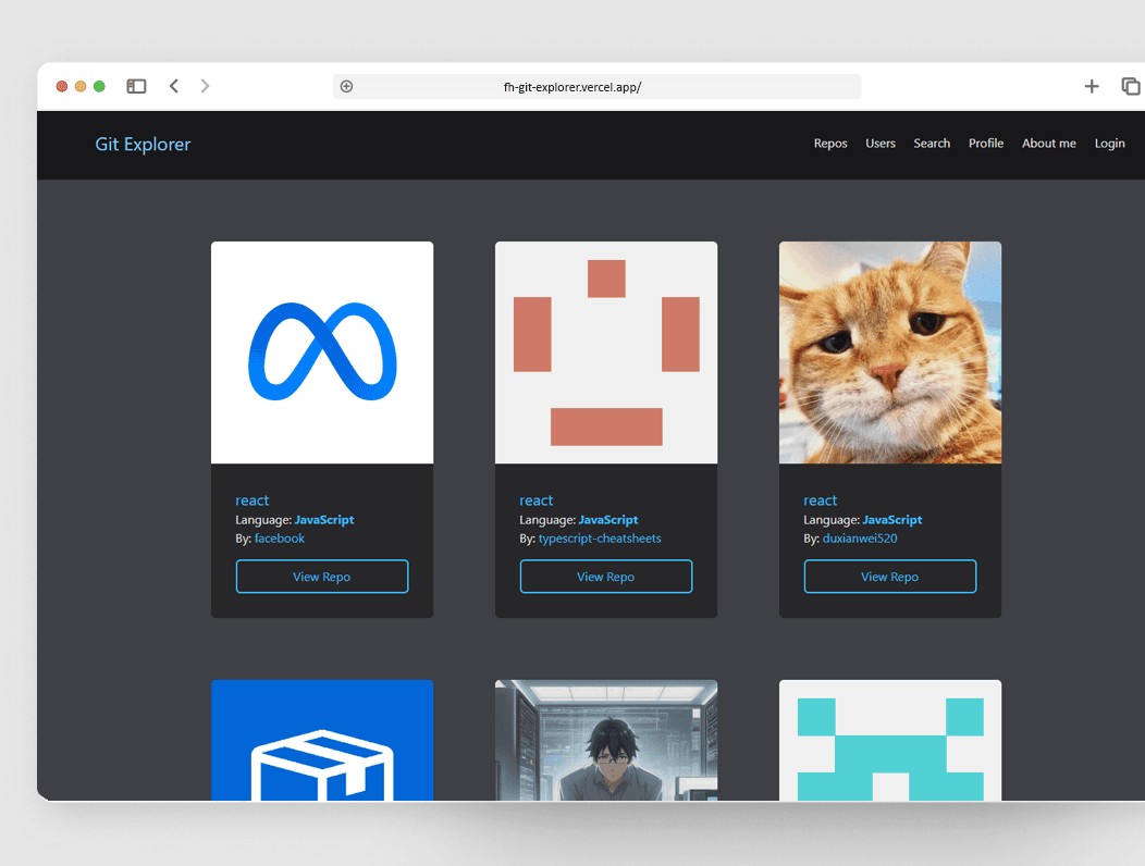 Github Explorer