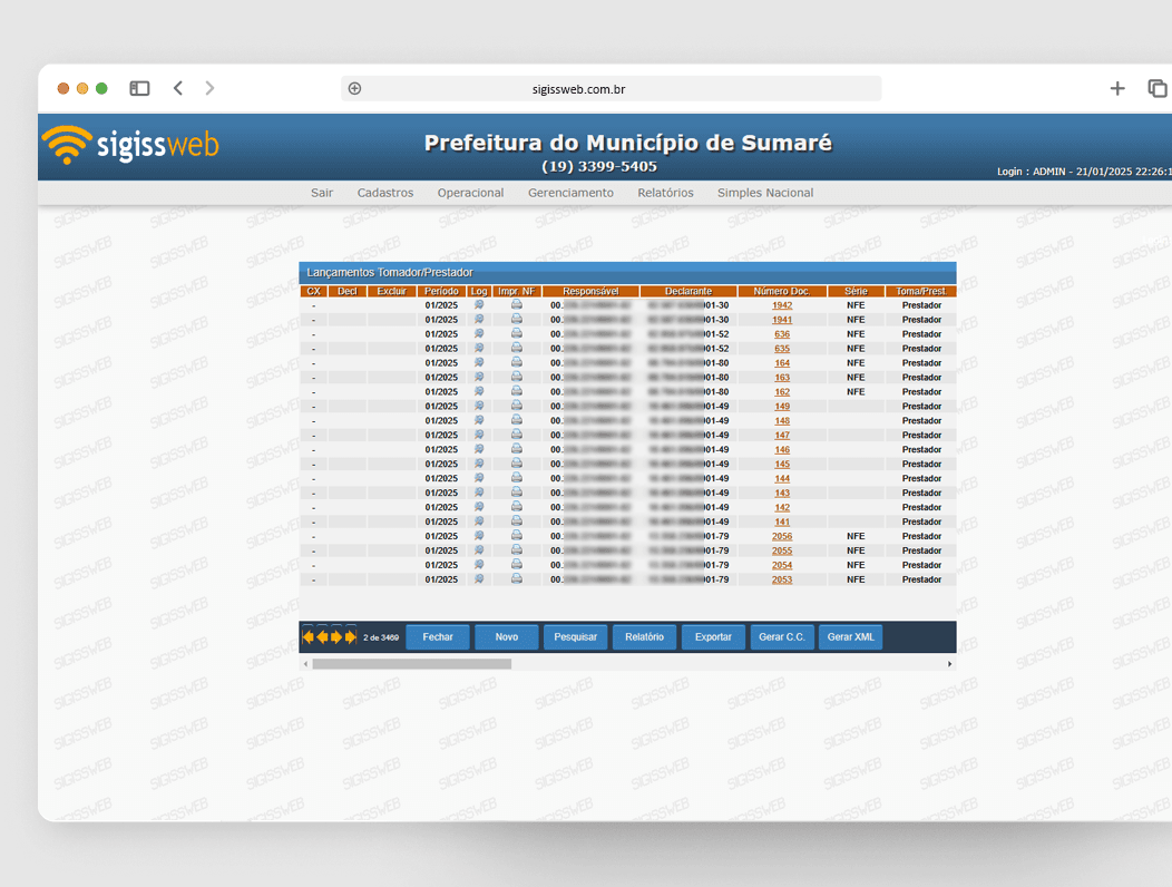 SIGISS WEB